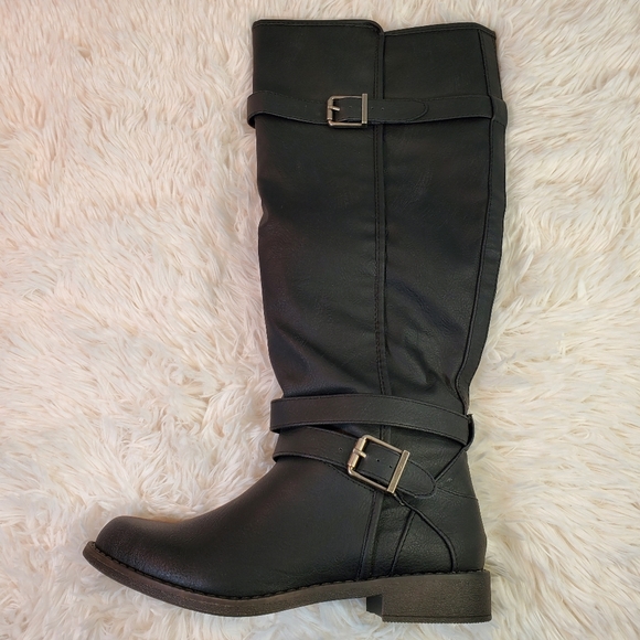 JUSTFAB Flat Boots, Casual, Black - Picture 6 of 7